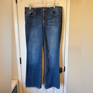 Nine West Dark Blue Boot Cut Jeans Size 14